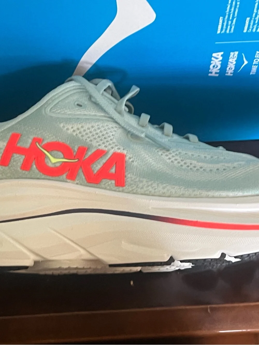 Hoka One One product label